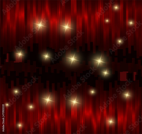 Dark red fantasy star background