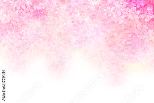桜　年賀状　背景