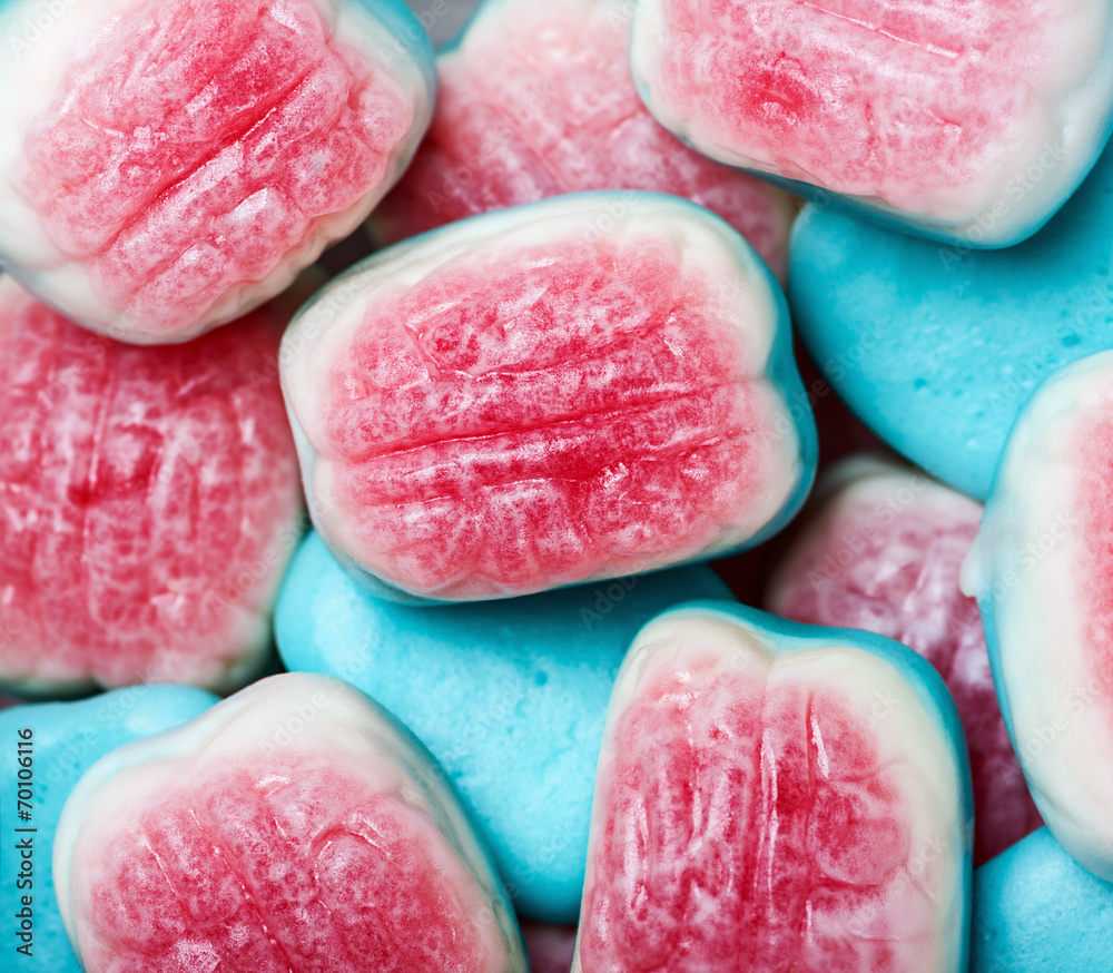 brains of fruit jelly candy