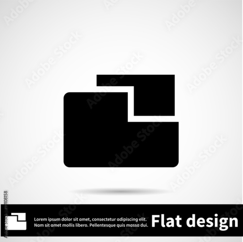 Icon flat design