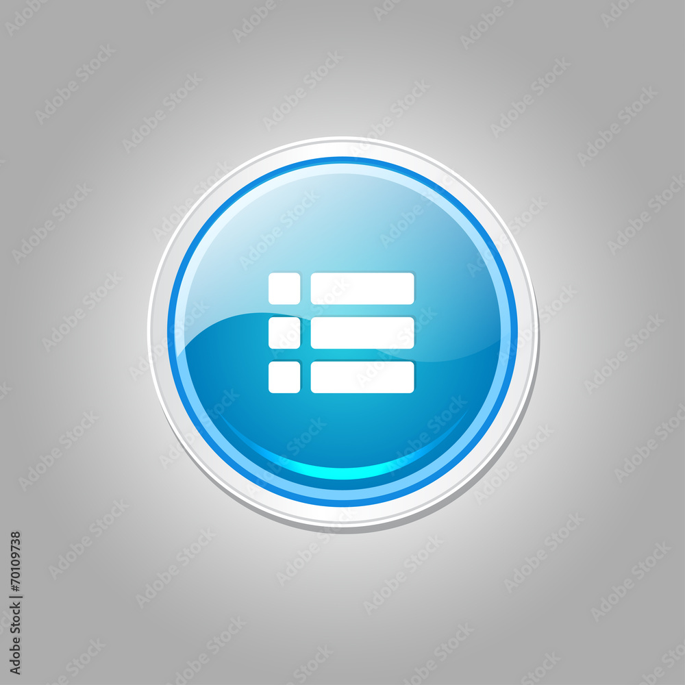Options Circular Vector Blue Web Icon Button Options Circular Vector Blue Web Icon Button