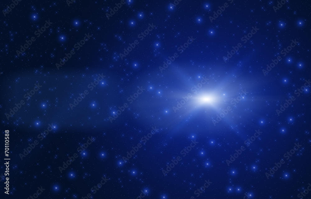 Supernova flare. Supernova flare.
