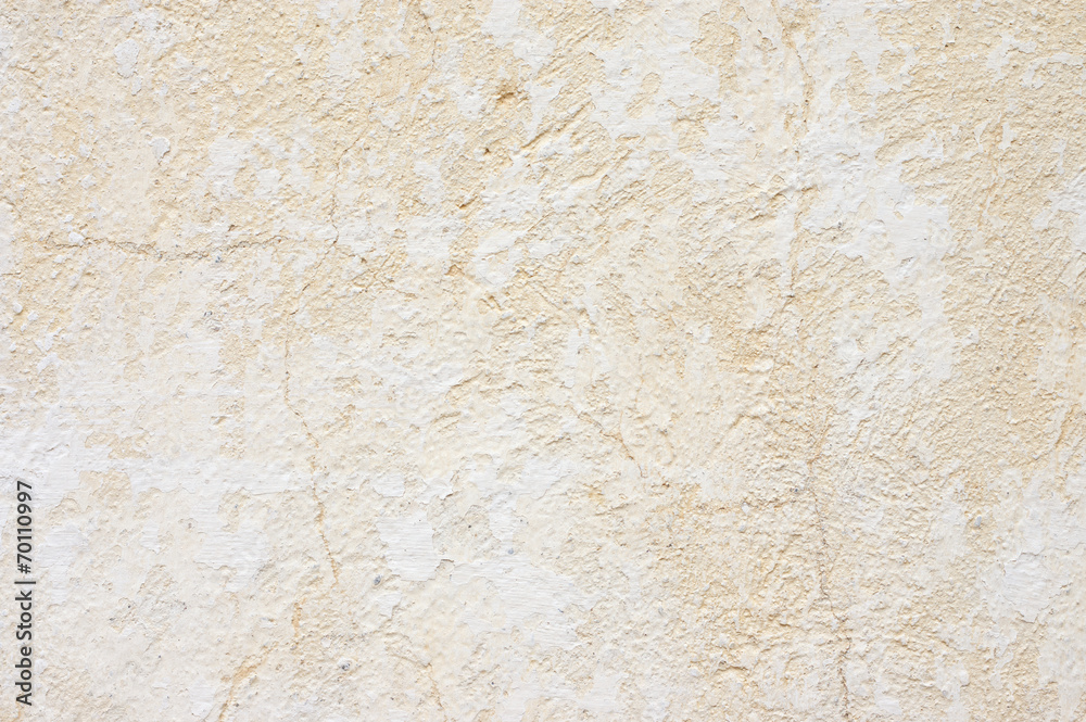 Weathered whitewashed wall