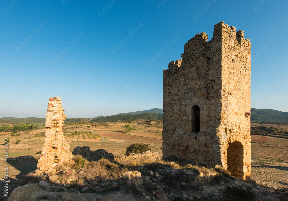 Ruinas del Castillo de Pradas. Teruel. España