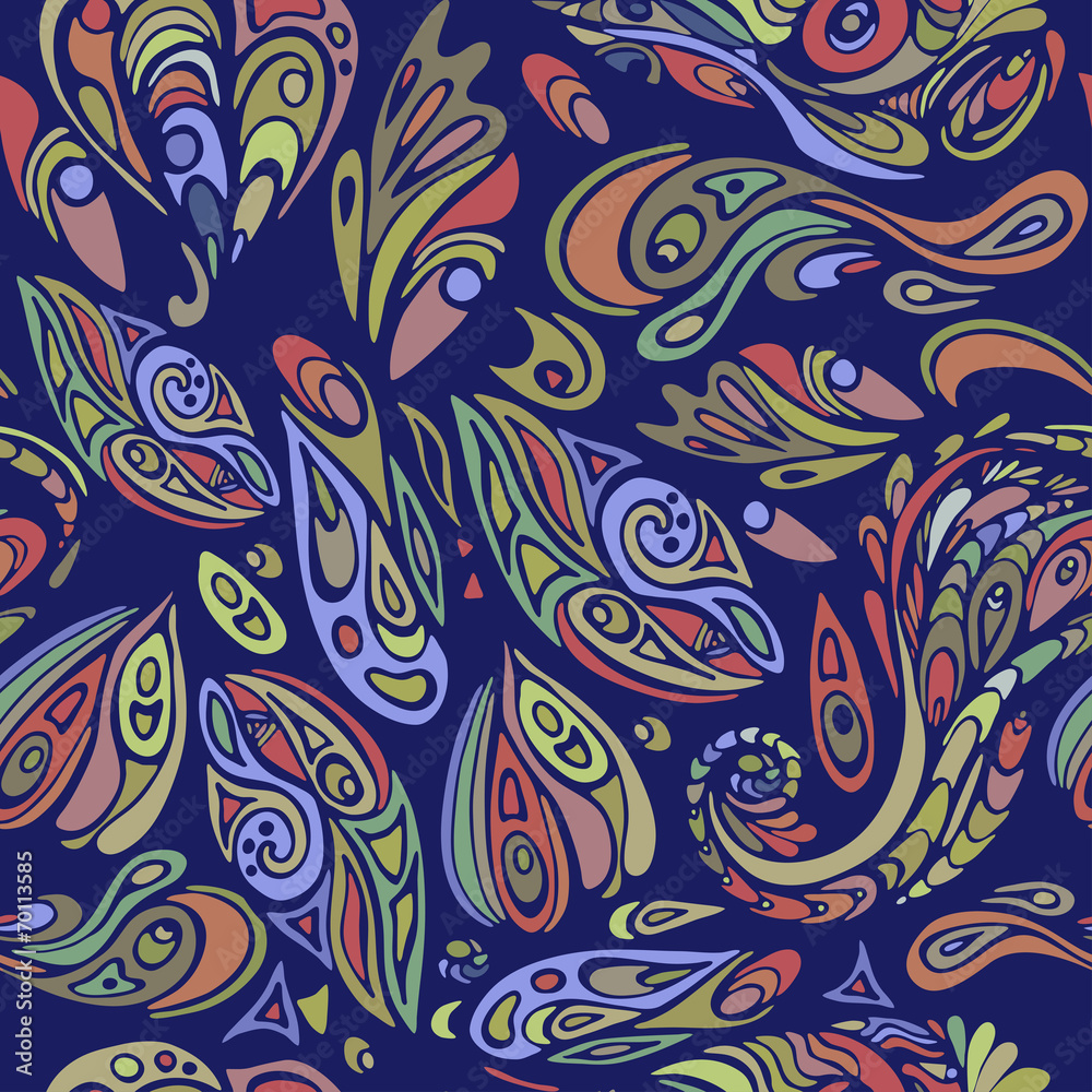colorful pattern of abstract shapes colorful pattern of abstract shapes