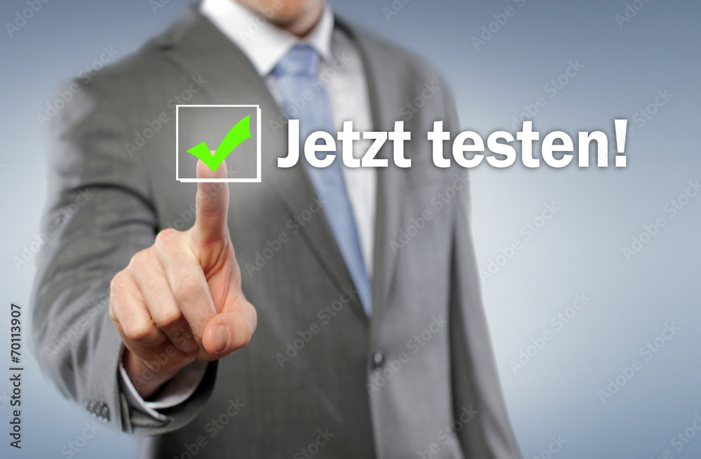 Jetzt testen! Jetzt testen!
