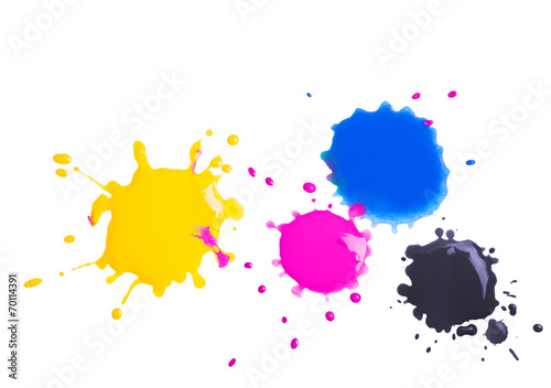 Drops of ink