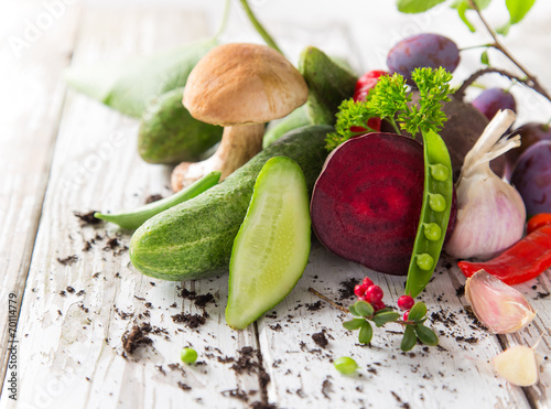 Healthy organic vegetable o...