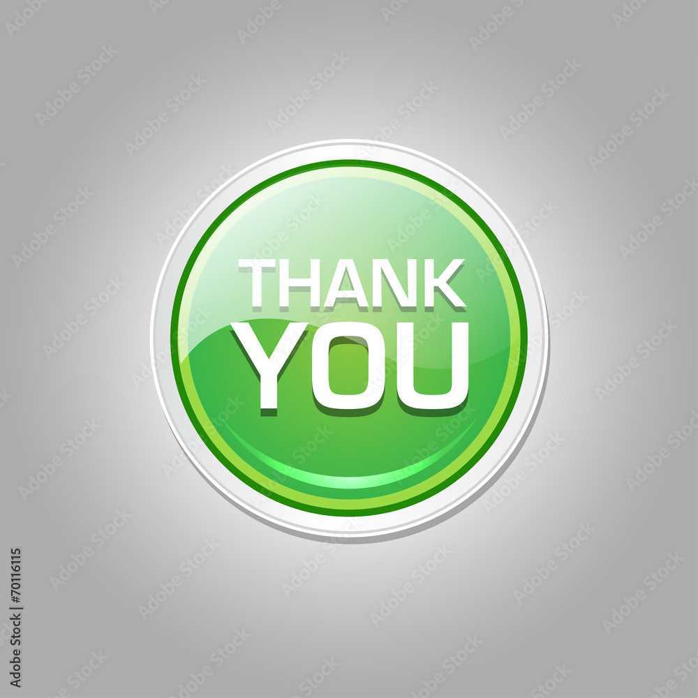 Thank You Glossy Shiny Circular Vector Button Thank You Glossy Shiny Circular Vector Button