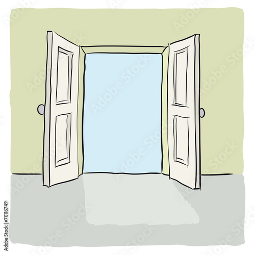 open door