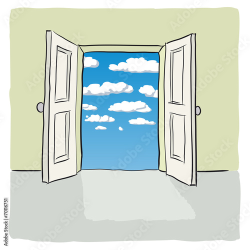 open door