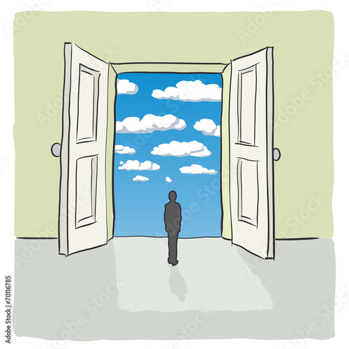 open door