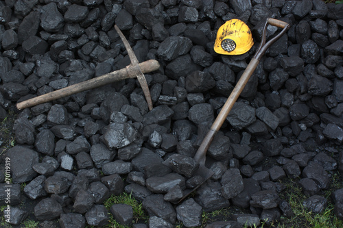 Mining coal