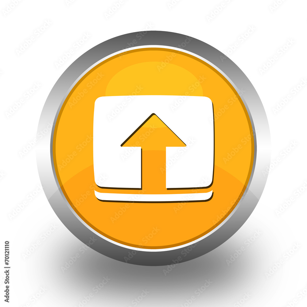 BOUTONS ICONES RONDS COLLECTION JAUNE ORANGE BOUTONS ICONES RONDS COLLECTION JAUNE ORANGE