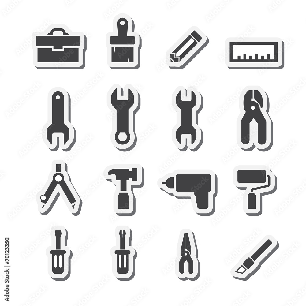 tools icon set tools icon set