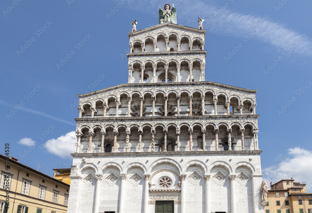 Church of San Miguel in Lucca.  San Michele in Foro