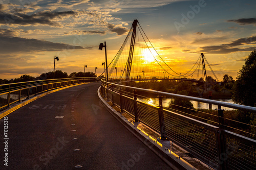 Herrenkrugparkbrücke Sommer 2014