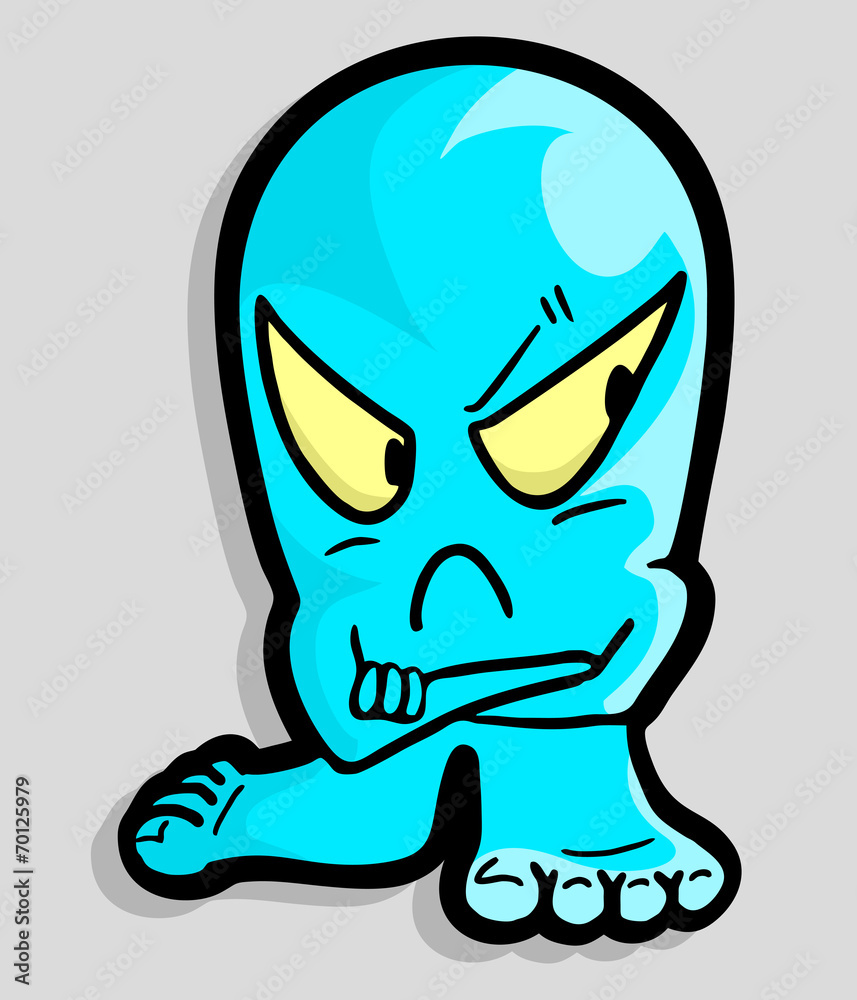 Blue puppet Blue puppet