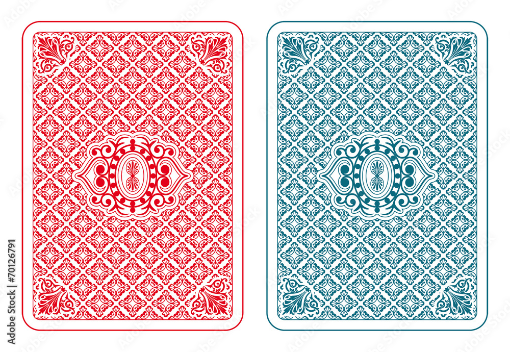 Fototapeta premium Playing cards back beta