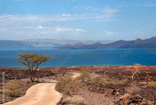 The road to Lake Turkana, Kenya photo