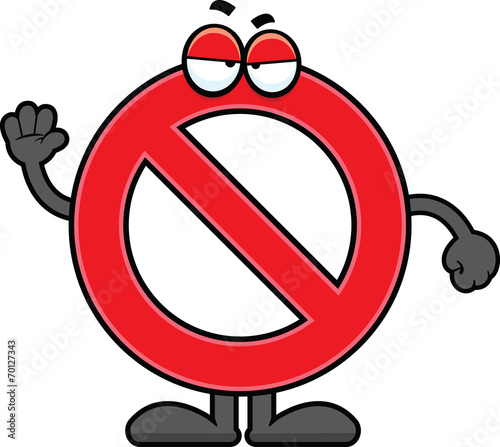 No Sign Angry