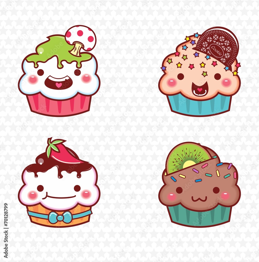 cupcake cartoon 07