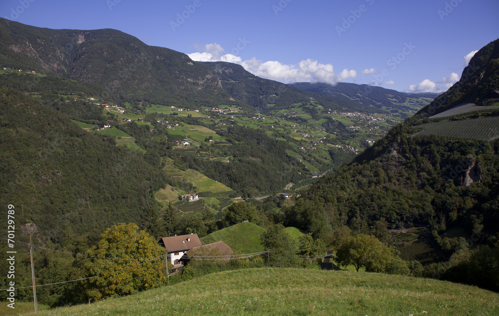 Südtiroler Tal bei Kastelruth
