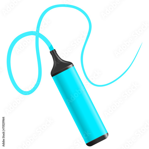 Blue pen
