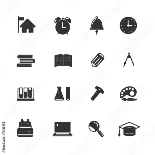 School Icons set