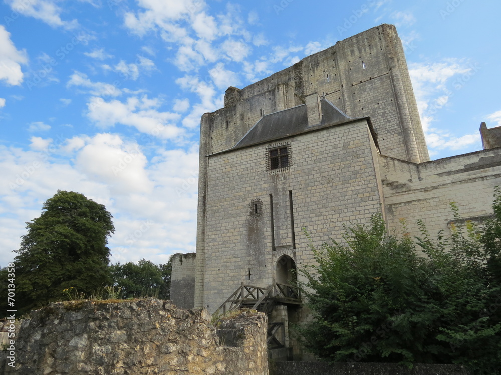Indre-et-Loire - Loches - Entrée du Chateau et donjon