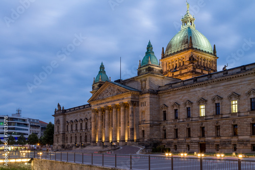 Bundesverwaltungsgericht Leipzig zur blauen Stunde