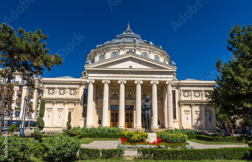 Romanian Athenaeum in Bucharest, Romania