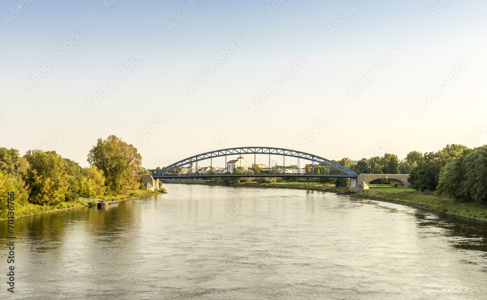 Fototapeta premium Sternbrücke Magdeburg 07061