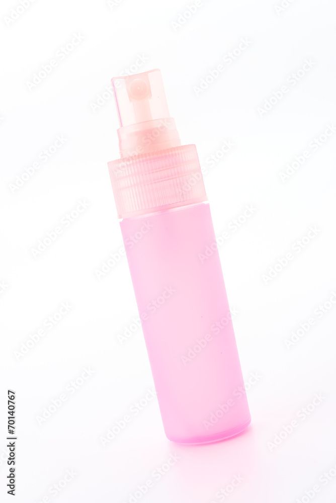 Plastic spray bottle isolated on white background Plastic spray bottle isolated on white background