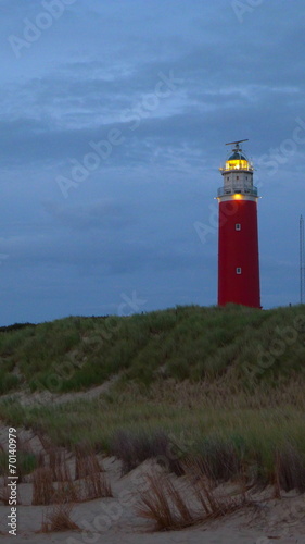 Lumière dans la nuit, Phare de Eierland, Texel, Pays-Bas