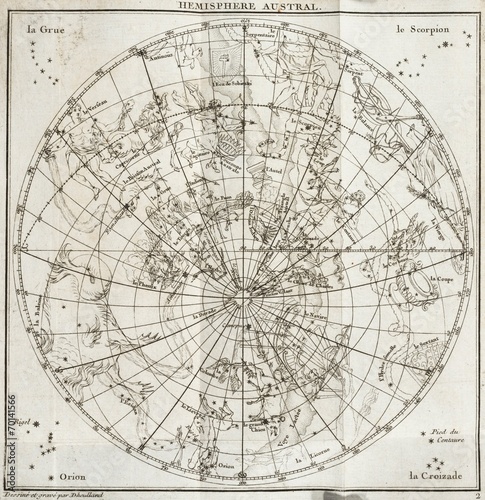 old sky map