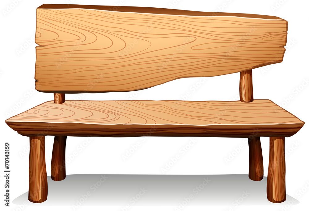 A wooden table
