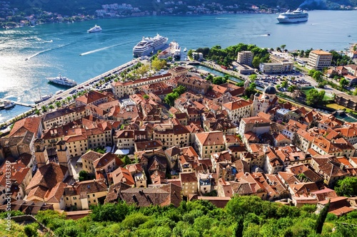 Obraz na płótnie fortress in Kotore, Montenegro w salonie