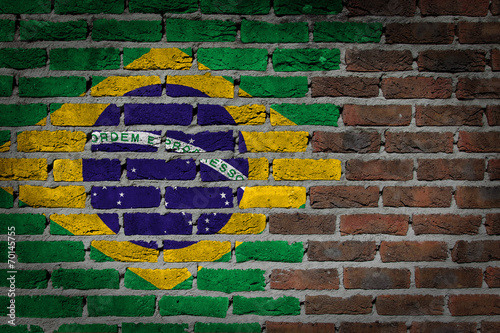 Dark brick wall - Brazil