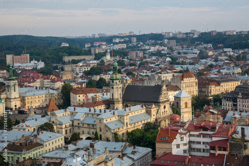 A roofs of Lviv