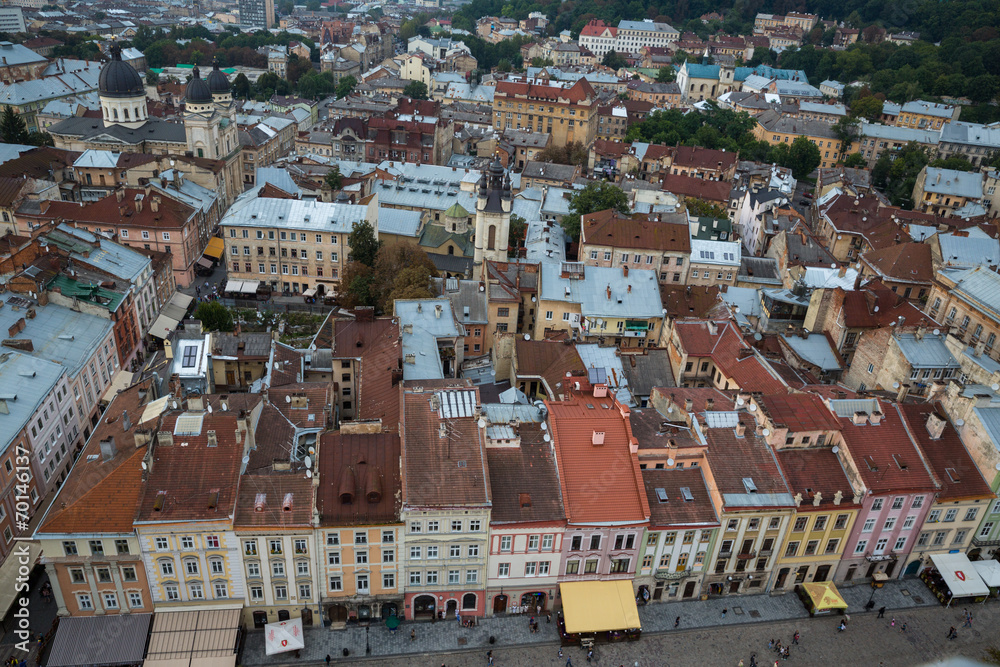 A roofs of Lviv