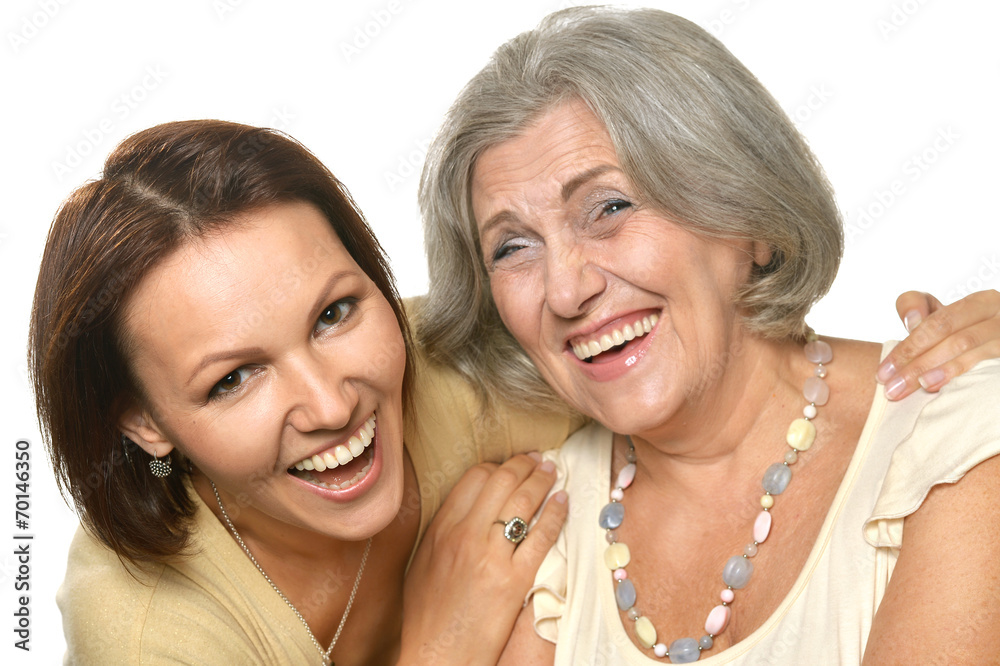 Happy daughter laughing Happy daughter laughing