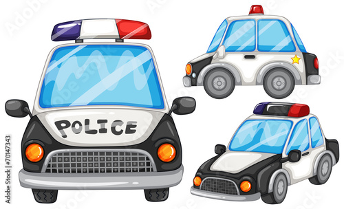 Police cars