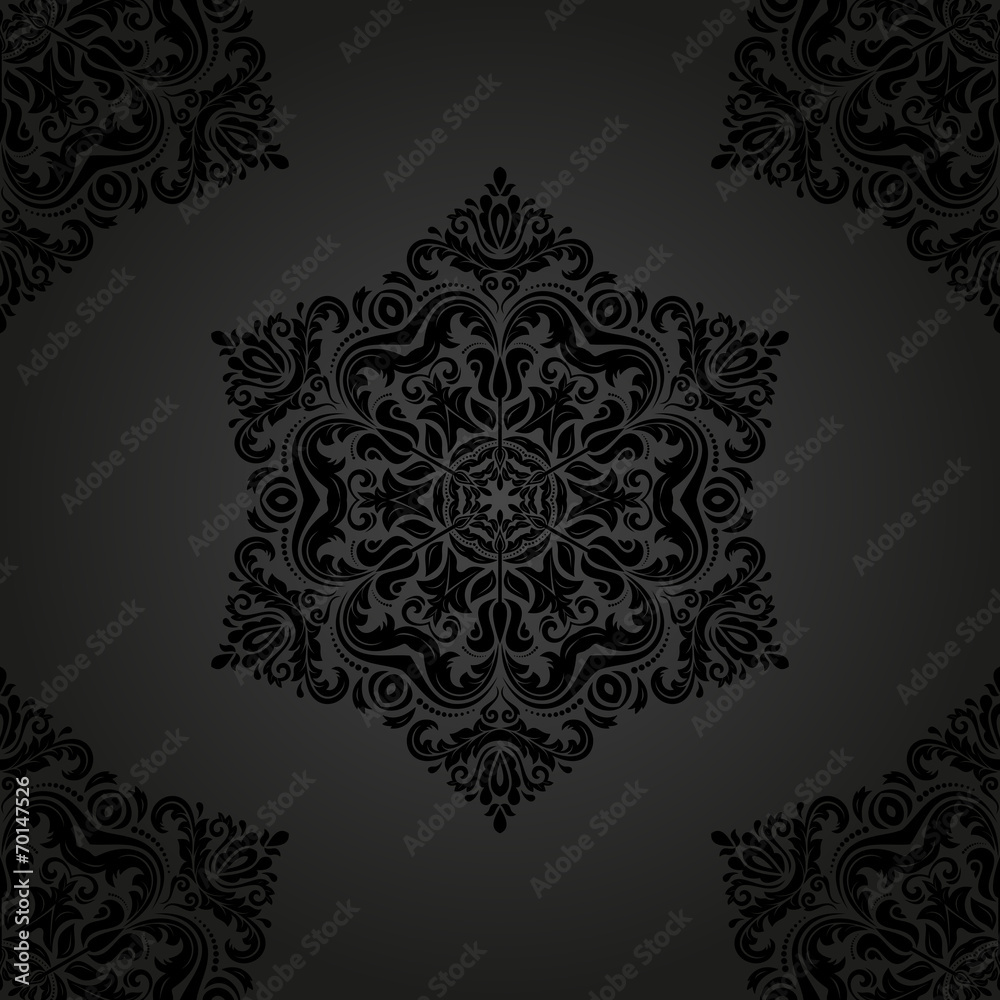 Orient Seamless Vector Pattern. Abstract Background Orient Seamless Vector Pattern. Abstract Background