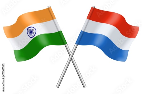 Free Download Flags: India and Luxembourg - GFXLoad