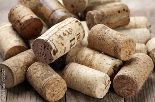 Assorted wine corks