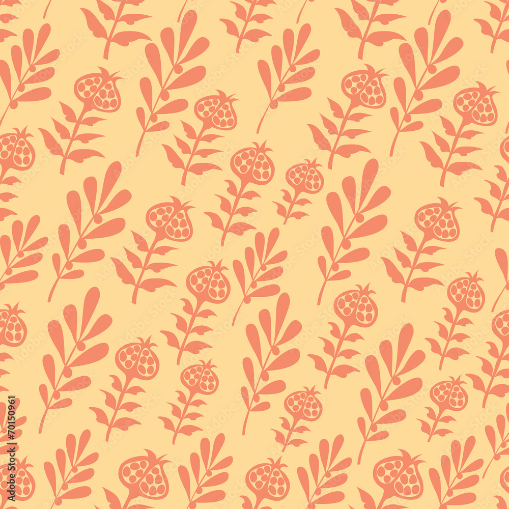vector seamless flowers leaves vector seamless flowers leaves