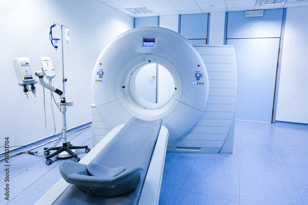 CT (Computed tomography) scanner in hospital