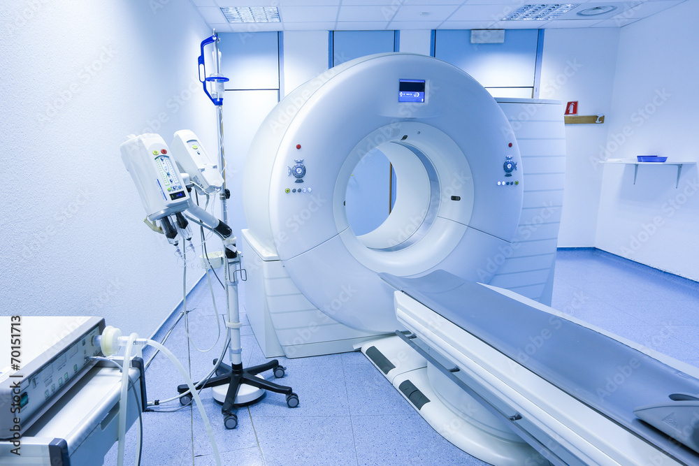 CT (Computed tomography) scanner in hospital