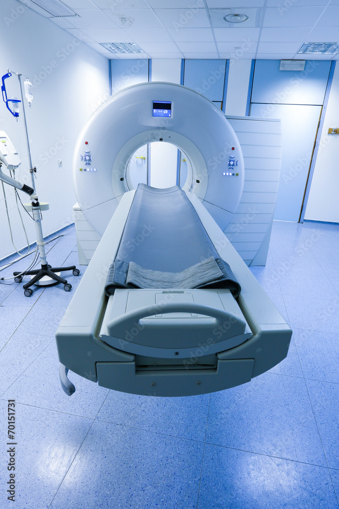 CT (Computed tomography) scanner in hospital
